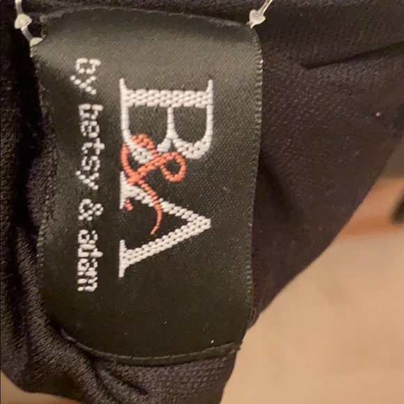 Betsy & Adam  Formal Dress Size 6 Black /Gold - Picture 5 of 6